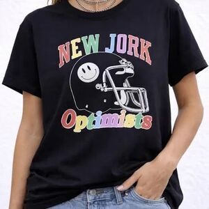 Madhappy New York Optimists Graphic T-Shirt Black Size M